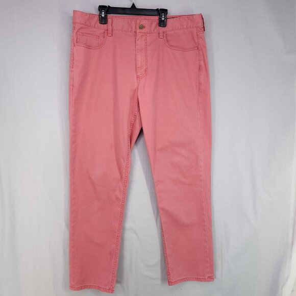 Vineyard Vines Other - Vineyard Vines Slim Pants Mens 36x30 Pink Cotton Preppy Stretch Golf